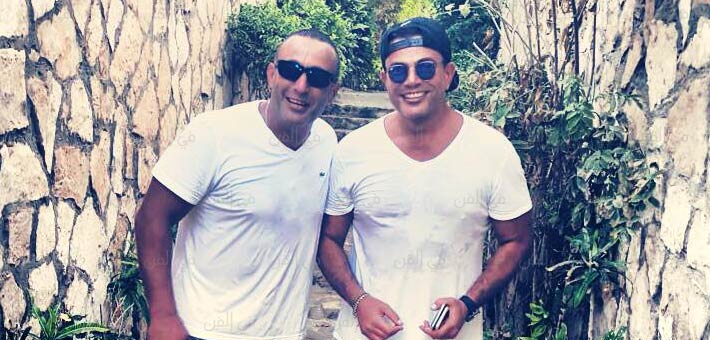 أحمد السقا مع عمرو دياب