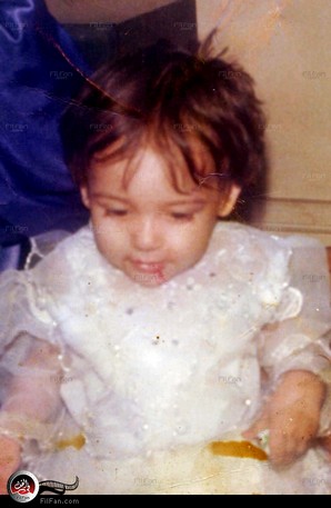 ساندي وهي طفلة