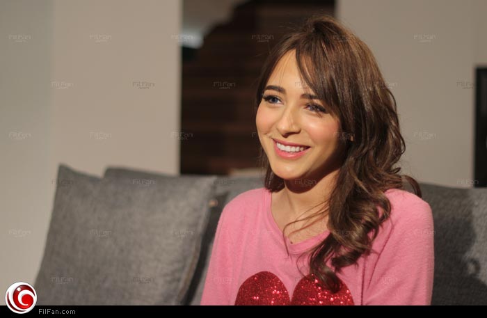ساندي خلال لقائها مع FilFan.com