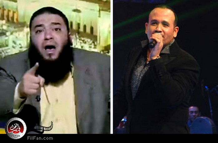 شومان صعد على مسرح مخصص لغناء هشام عباس