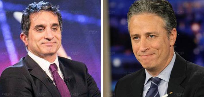 جون ستيوارت وباسم يوسف