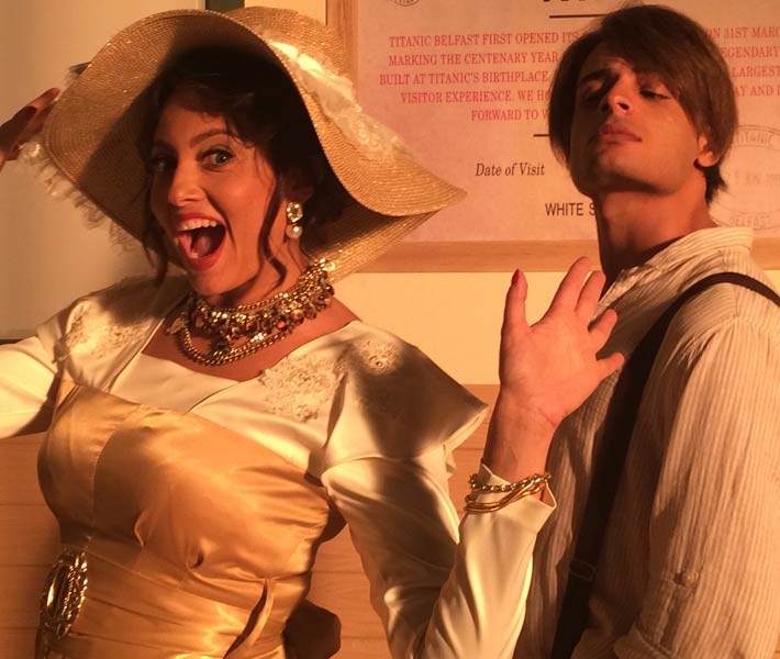 بشرى وشادي سرور في &quot;تيتانك النسخة العربية&quot;