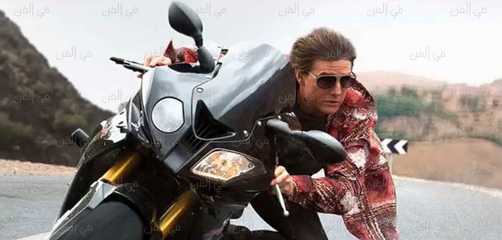 توم كروز في مشهد من Mission: Impossible - Rogue Nation