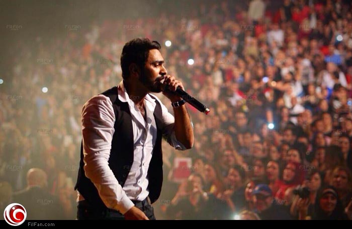 تامر حسني في حفل باريس