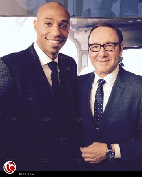 كيفين سبيسي مع تييري هنري