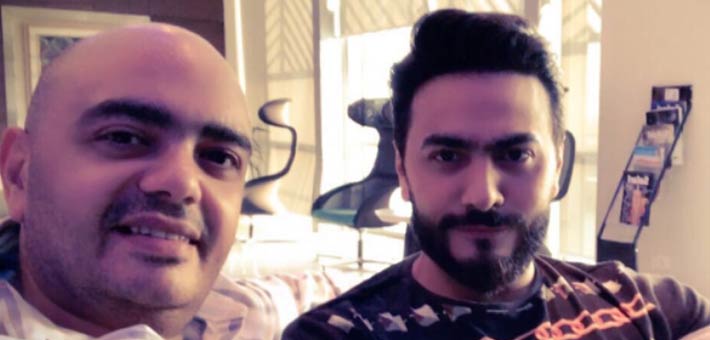 تامر حسني وشقيقه