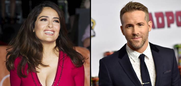 ريان رينولدز وسلمى حايك