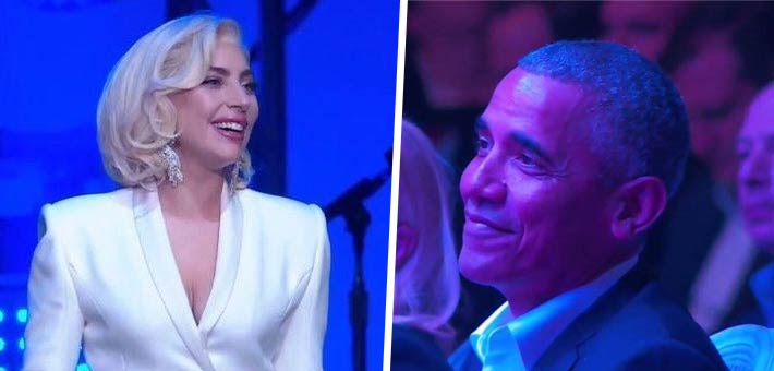 باراك أوباما، وليدي جاجا