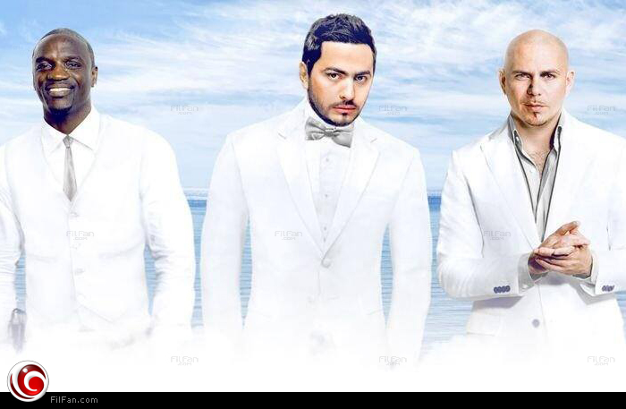 بيتبول وتامر وأيكون