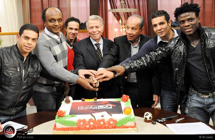 الرياضيون خلال الاحتفال