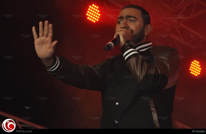 تامر كما أطل في الحفل 