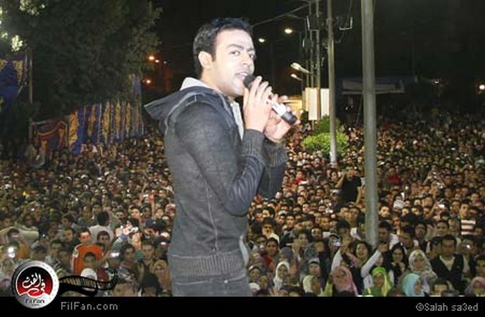 تامر عاشور أحد المشاركين في الأوبريت