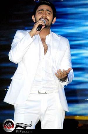 تامر حسني خلال الحفل