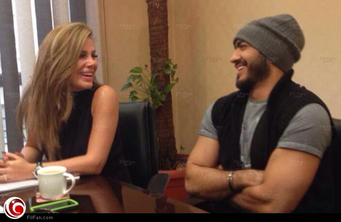 تامر حسني مع نيكول سابا