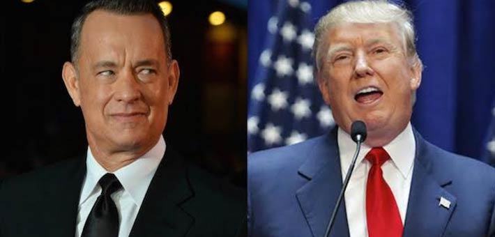 توم هانكس ودونالد ترامب