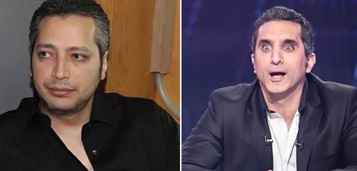 باسم يوسف وتامر أمين