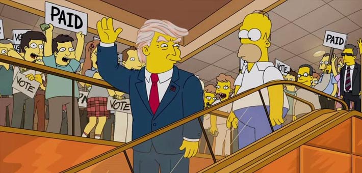 دونالد ترامب في The Simpsons