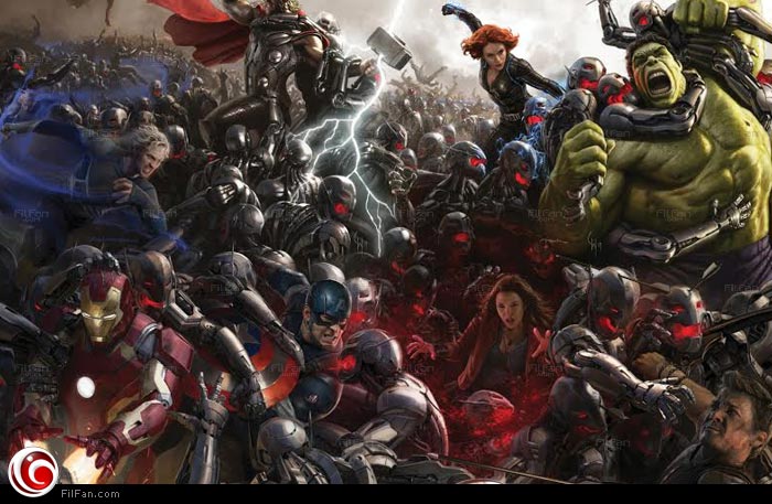أبطال &quot;المنتقمون&quot; في إملصق مبدئي لفيلم &quot;The Avengers: Age of Ultron&quot;