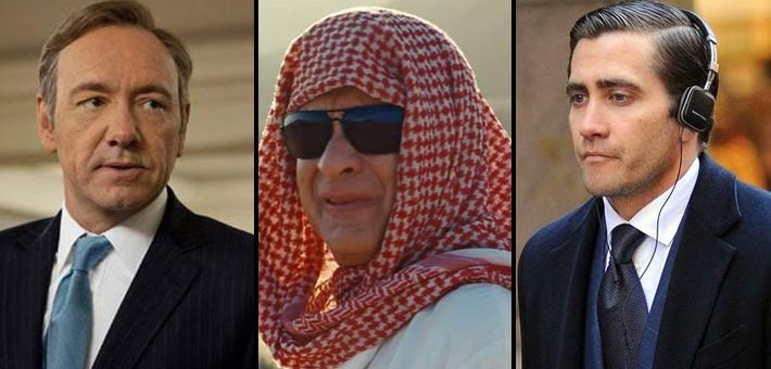 جيك جيلنهال وتوم هانكس وكيفين سبيسي