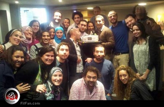 باسم مع فريق عمل &quot;البرنامج&quot;