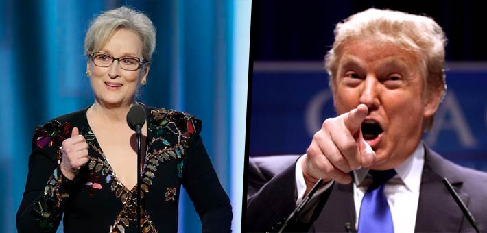 دونالد ترامب وميريل ستريب