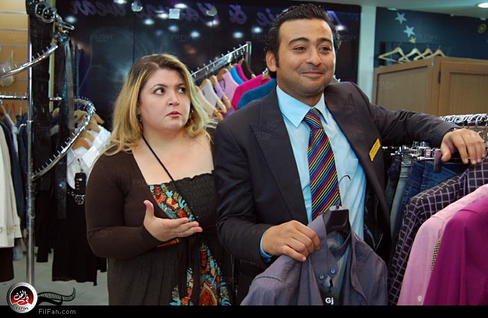 أحمد عزمي ومها أحمد في لقطة من الفيلم