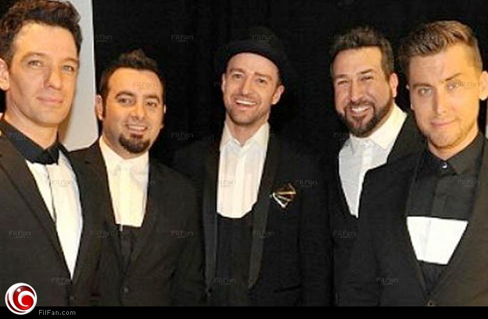 أعضاء فريق &quot;N Sync &quot; في حفل الزفاف