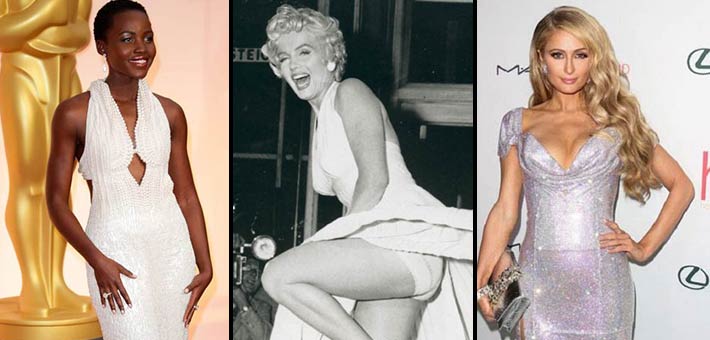 باريس هيلتون ومارلين مونرو ولوبيتا نيونجو