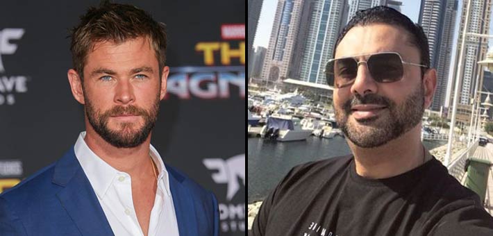 محمد كريم وكريس هيمسورث