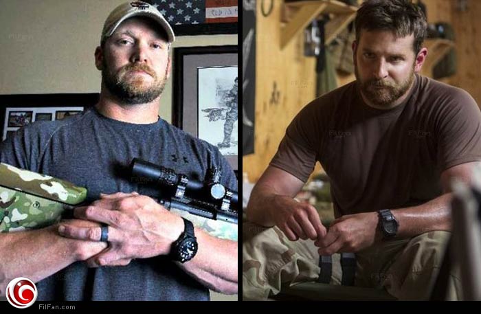 برادلي كوبر في &quot;القناص الأمريكي&quot; وكريس كايل