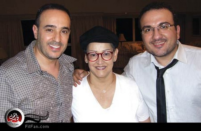 وردة تتوسط صابر الرباعي وهاني عبد الكريم