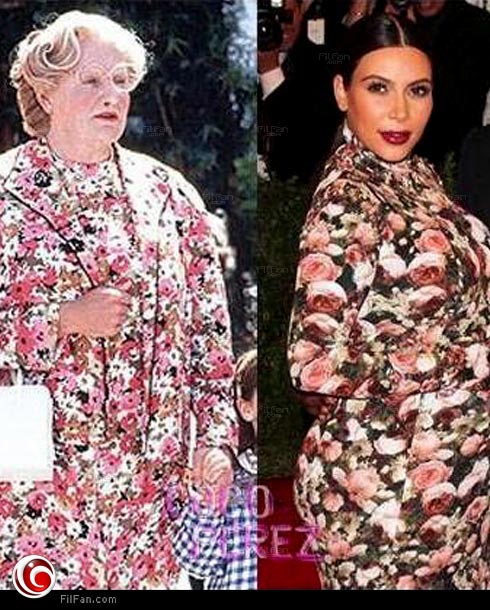 روبين ويليامز وكيم كارداشيان 