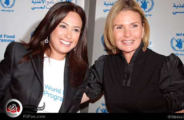 يسرا حرصت على الحضور لتهنئة هند صبري