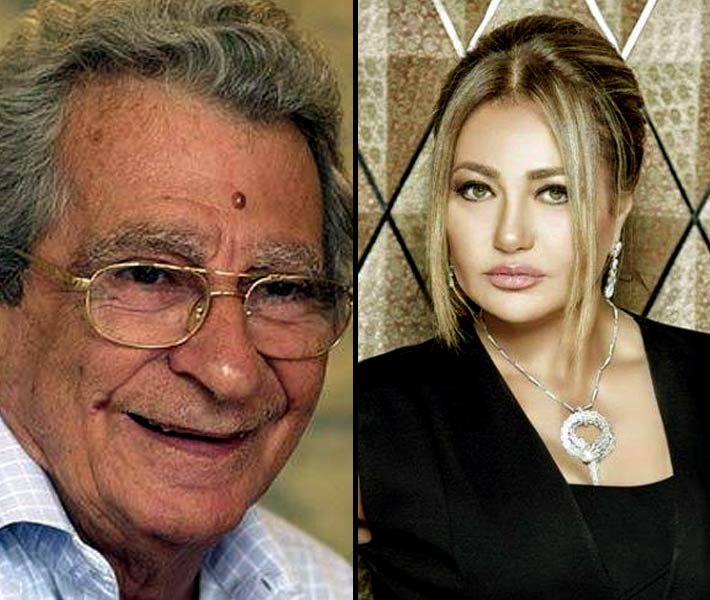 ليلى علوي ويوسف شاهين