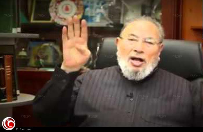 يوسف القرضاوي يفتتح قناة &quot;رابعة&quot;