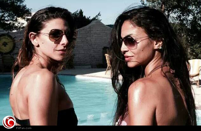 دوللي شاهين مع نادينا