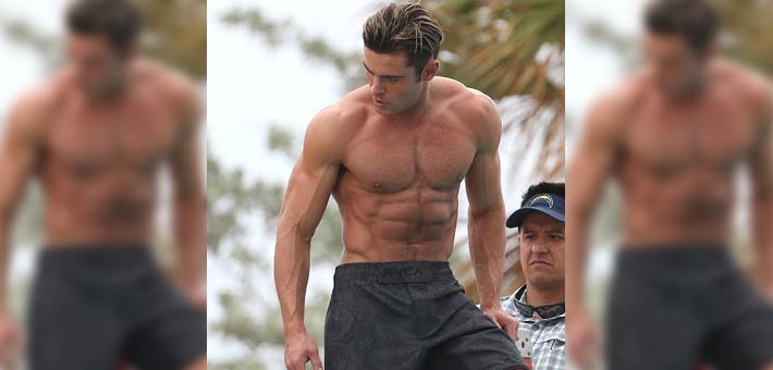 زاك إيفرون بعضلات مفتولة من أجل الدور