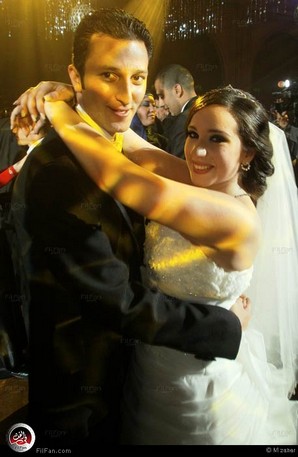 العروسين اسما شريف منير ومحمود محمد السكري 