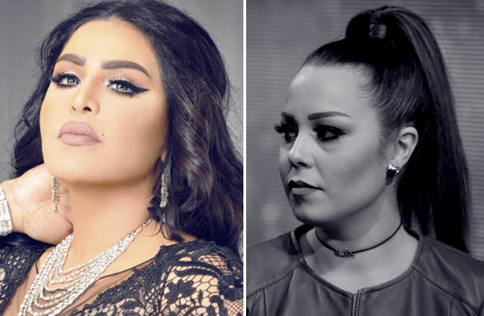 أحلام والمتسابقة كوثر براني 