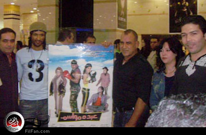 من اليمين ياسر فرج ومحمد لطفي وشاندو والمخرج وائل شركس - تصوير : محمد الأمير