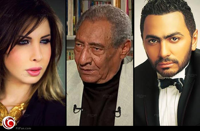 كيف نعى تامر حسني ونانسي عجرم وعبد الرحمن الأبنودي