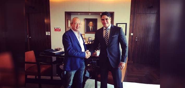 أبو هشيمة ونجيب ساويرس