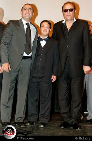 محمود عبد العزيز وأحمد السقا في العرض الخاص للفيلم بدار الأوبرا المصرية