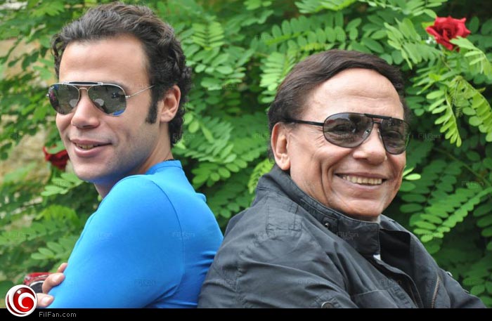 عادل إمام وابنه محمد