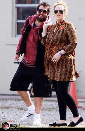 أديل وصديقها