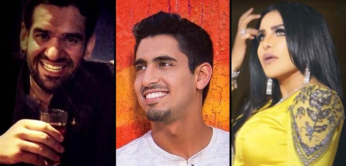 أحلام وحمود الخضر وحسين الجسمي