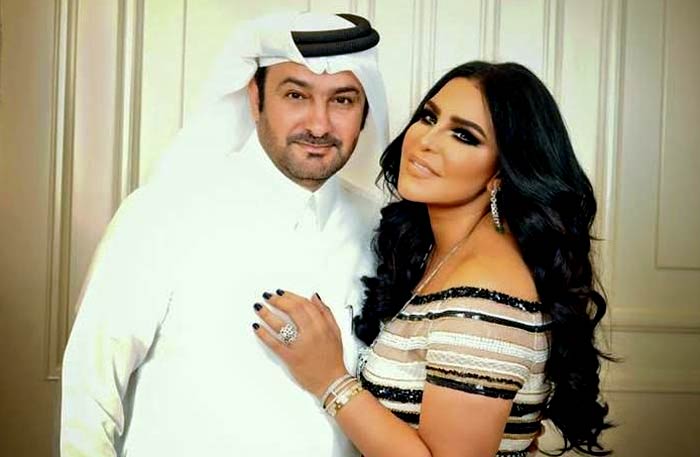 أحلام وزوجها 