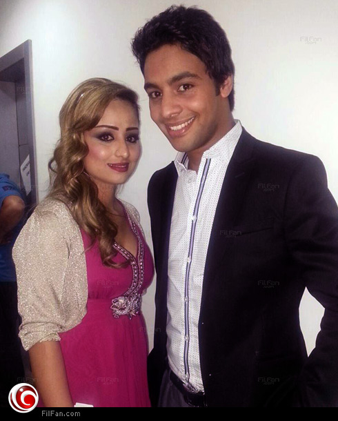 أحمد جمال في الكواليس مع برواس حسين