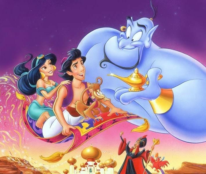 الملصق الدعائي لفيلم Aladdin