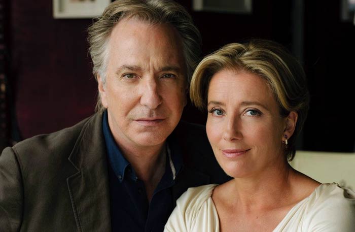 إيما تومبسون مع الراحل ألان ريكمان